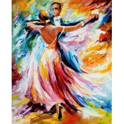 فروش تابلو نقاشی رنگ روغن رقص عاشقانه
